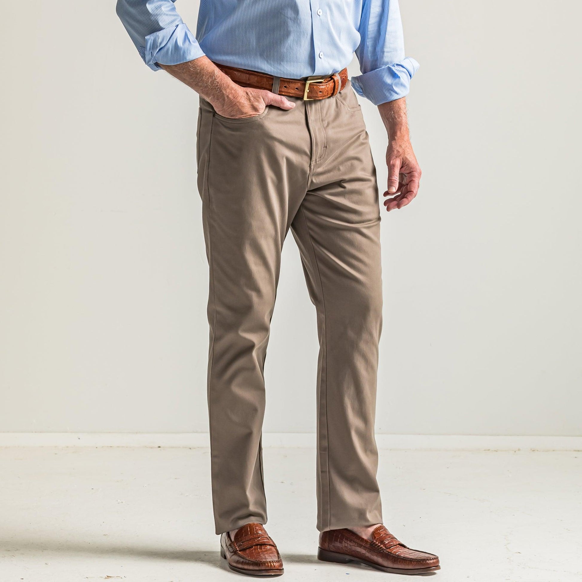 Onward Reserve Flex Five Pocket Stretch Pant - Walnut
