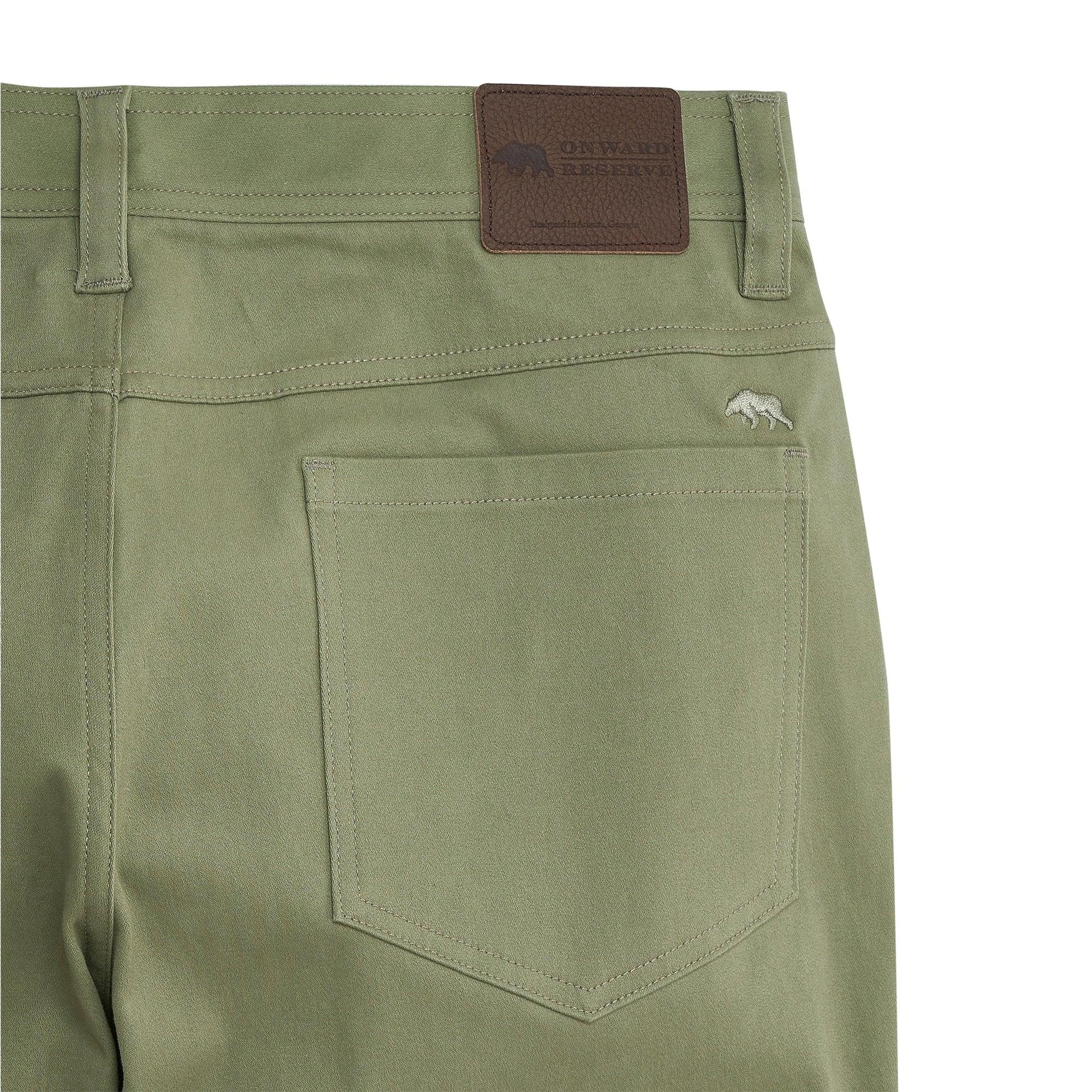 Onward Reserve Classic Five Pocket Pant - Oil Green