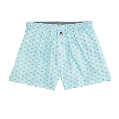 Onward Reserve Bear Logo Performance Boxers - Delicate Blue