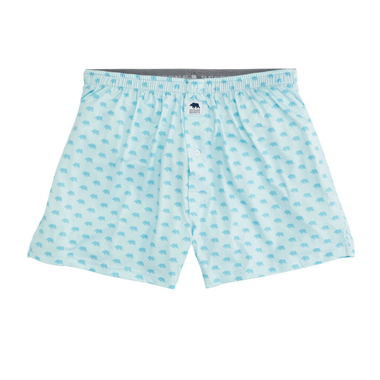 Onward Reserve Bear Logo Performance Boxers - Delicate Blue