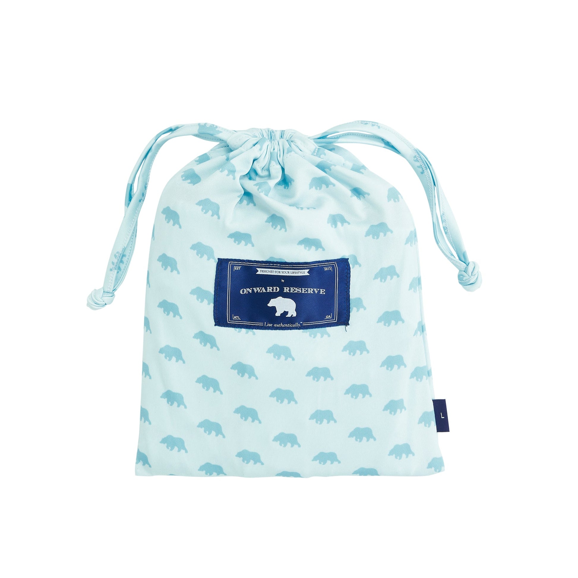Onward Reserve Bear Logo Performance Boxers - Delicate Blue