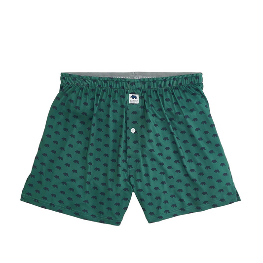 Onward Reserve Bear Logo Performance Boxers - Posy Green