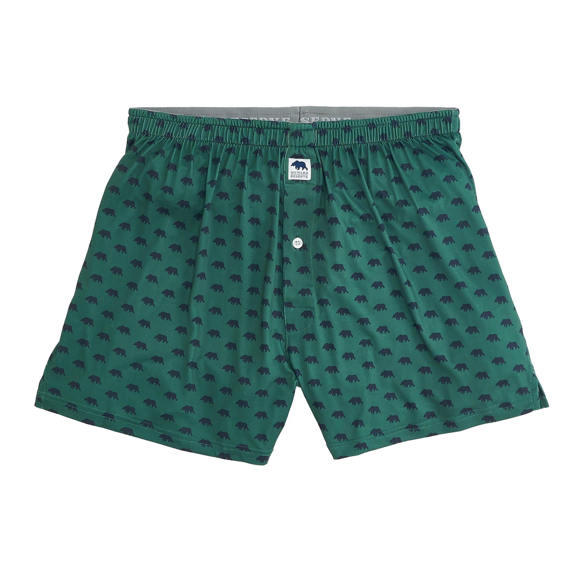 Onward Reserve Bear Logo Performance Boxers - Posy Green