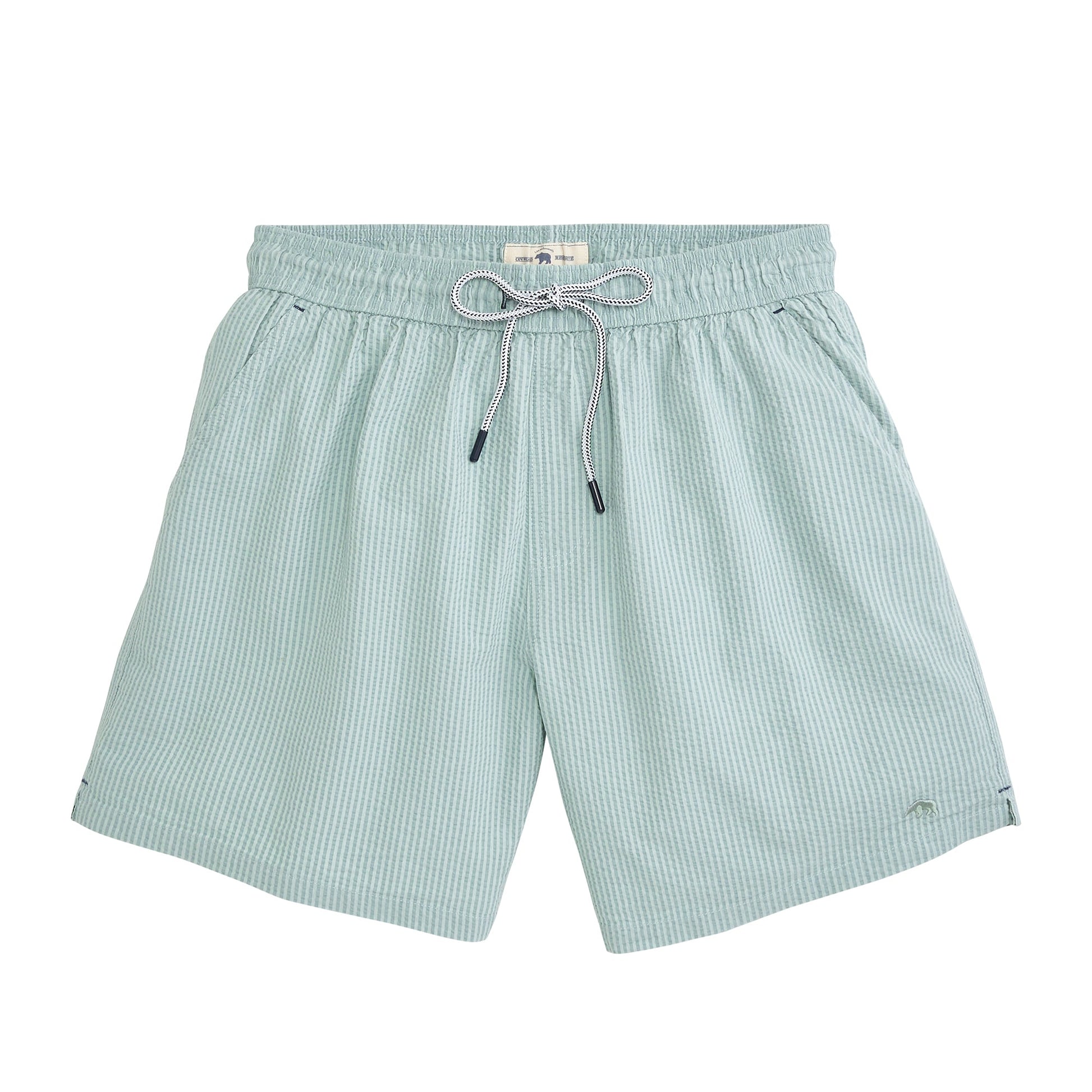 Onward Reserve Coastal Seersucker Swim Trunk - Surf