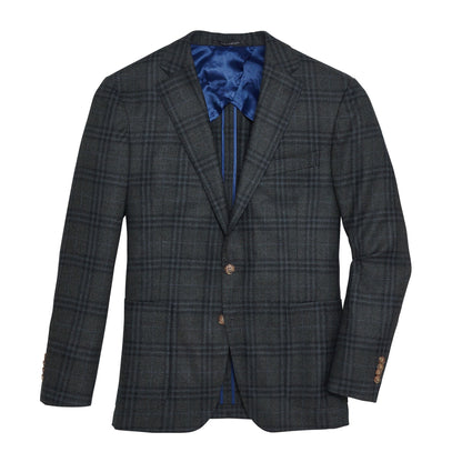 Onward Reserve Loro Piana Deep Grass Plaid Sport Coat