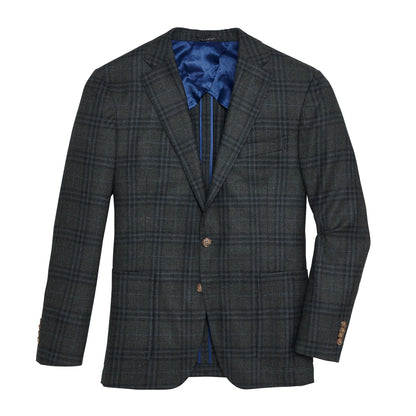 Onward Reserve Loro Piana Deep Grass Plaid Sport Coat