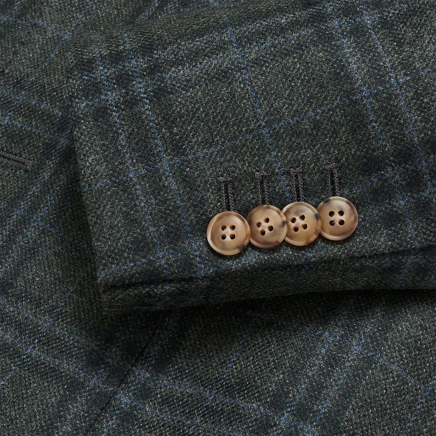 Onward Reserve Loro Piana Deep Grass Plaid Sport Coat