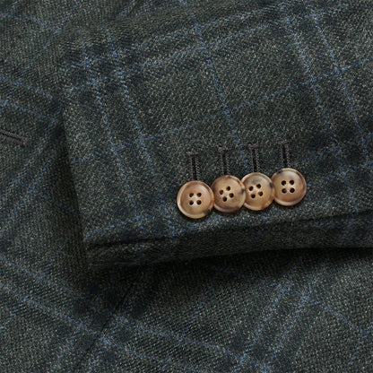 Onward Reserve Loro Piana Deep Grass Plaid Sport Coat