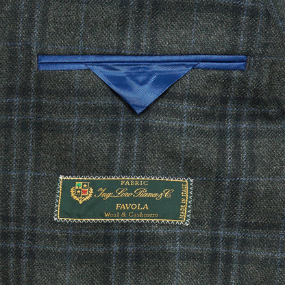 Onward Reserve Loro Piana Deep Grass Plaid Sport Coat