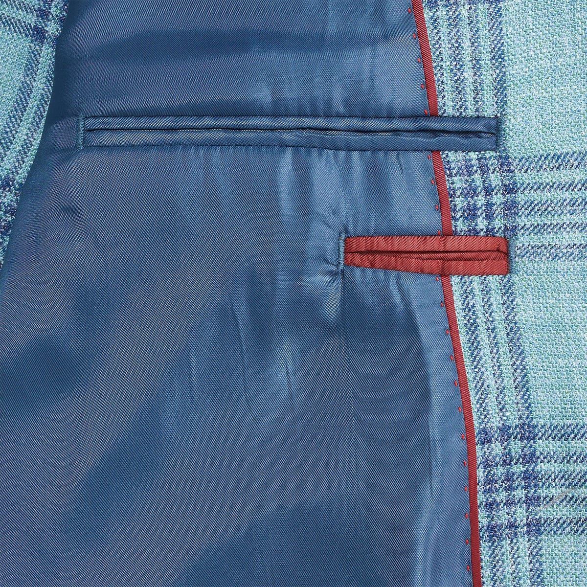 Onward Reserve E. Thomas Deep Sea Plaid Sport Coat