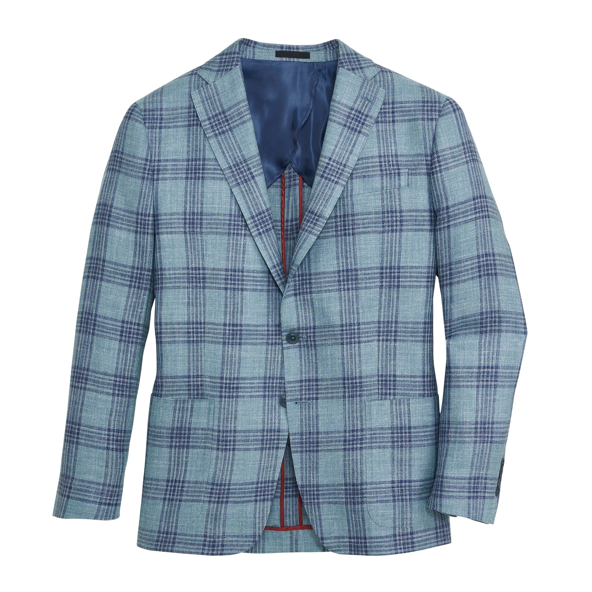 Onward Reserve E. Thomas Deep Sea Plaid Sport Coat