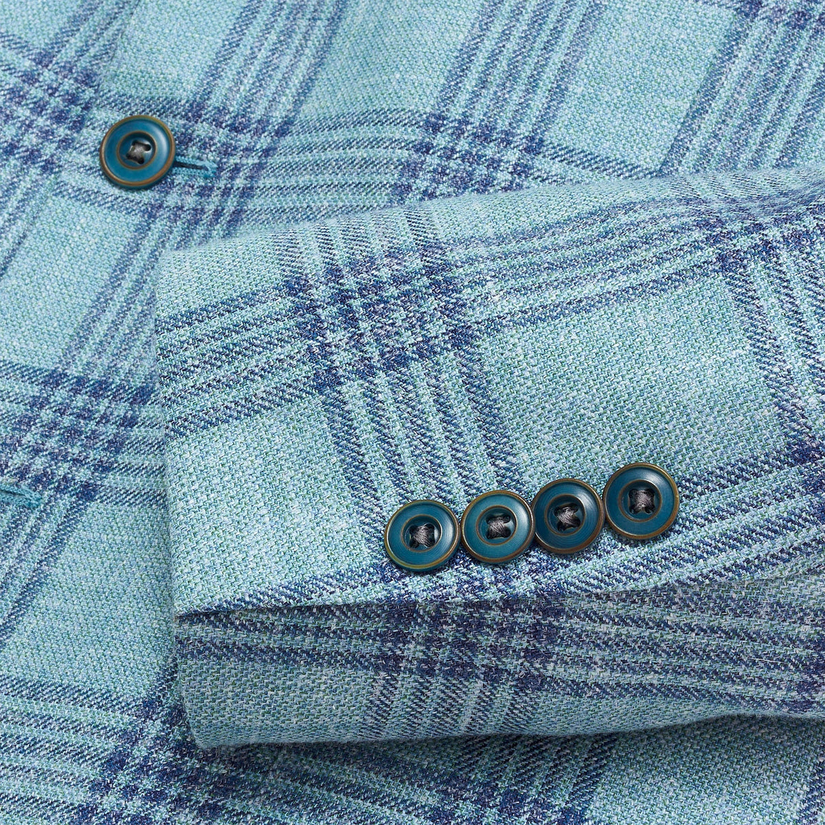 Onward Reserve E. Thomas Deep Sea Plaid Sport Coat