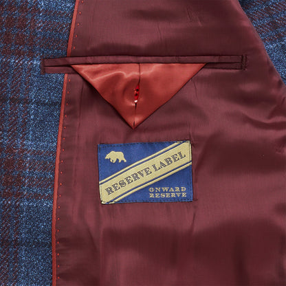 Onward Reserve Loro Piana Horizon Plaid Sport Coat - Blue Horizon