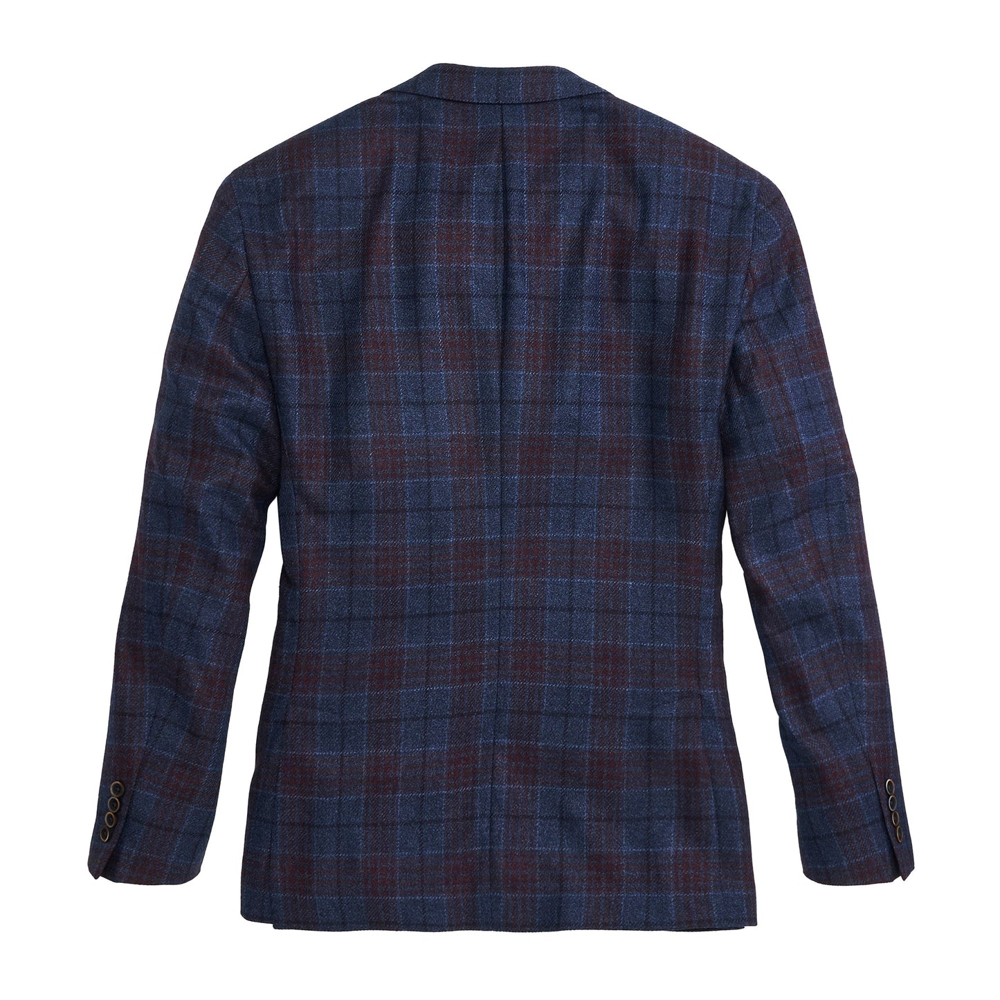 Onward Reserve Loro Piana Horizon Plaid Sport Coat - Blue Horizon