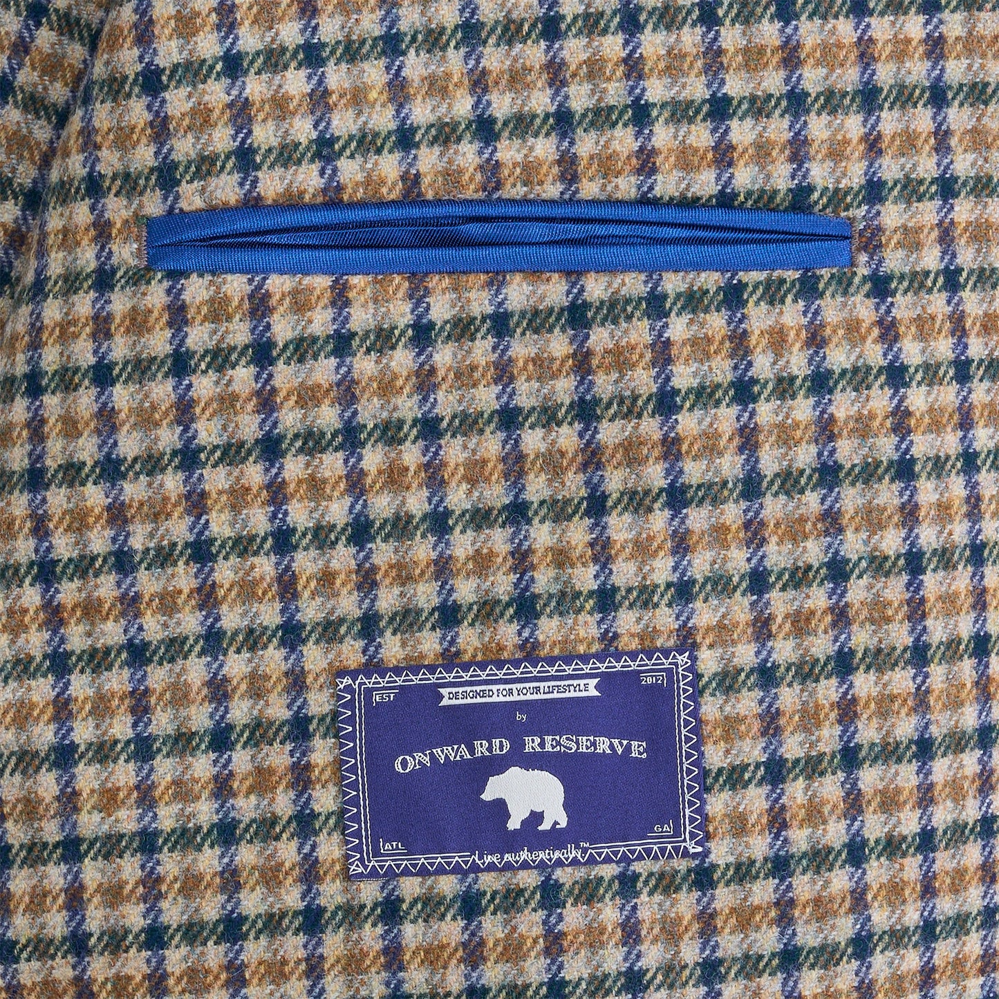 Onward Reserve Fox Brothers Dune Multi Check Sport Coat - Dune