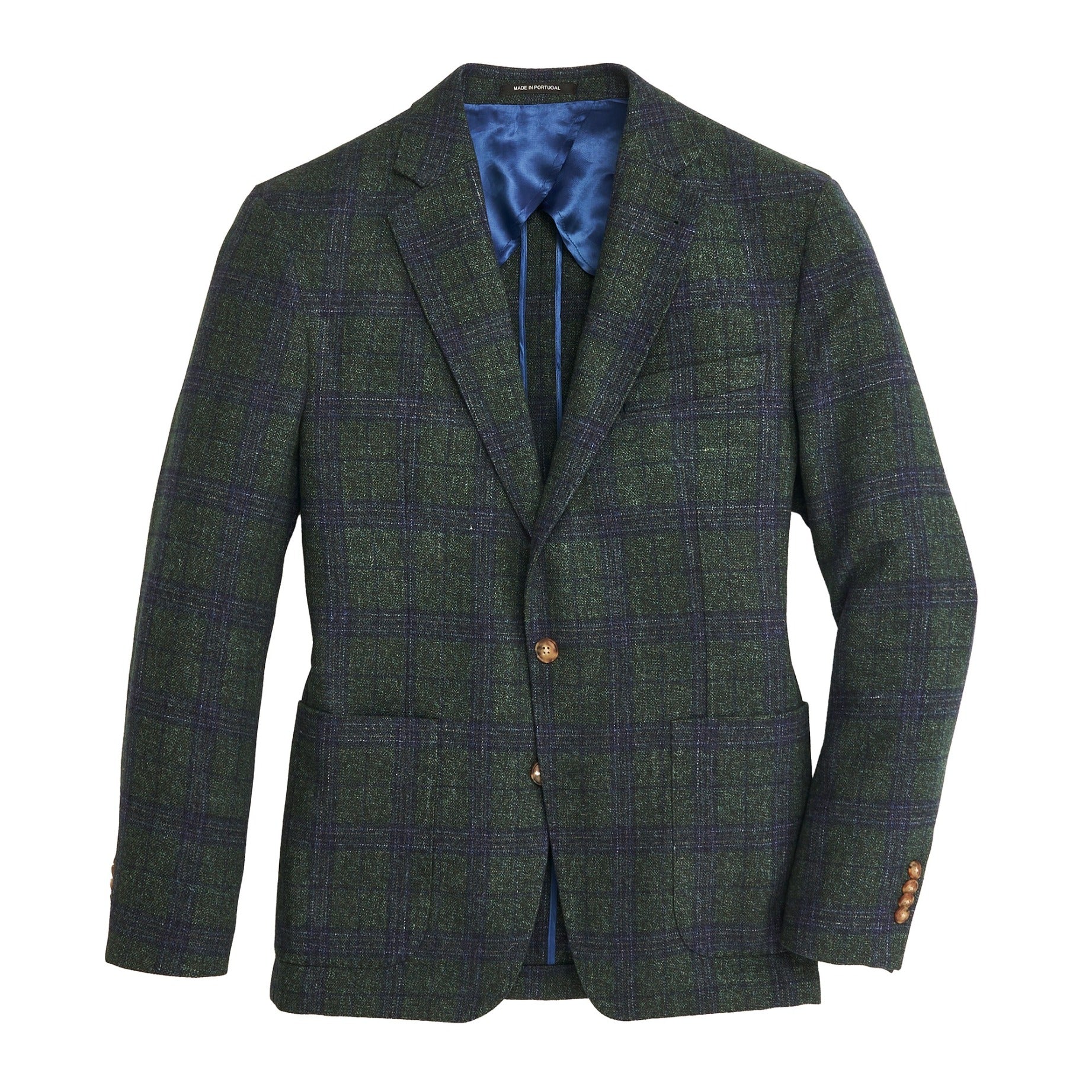 Onward Reserve Vitale Barberis Pine/True Navy Plaid Sport Coat - Smoke Pine