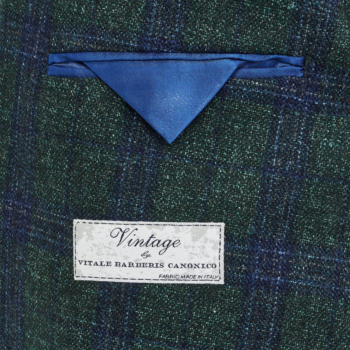 Onward Reserve Vitale Barberis Pine/True Navy Plaid Sport Coat - Smoke Pine