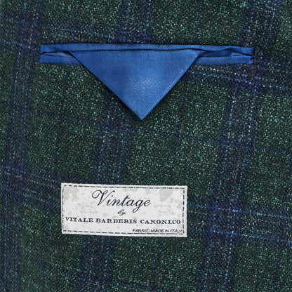 Onward Reserve Vitale Barberis Pine/True Navy Plaid Sport Coat - Smoke Pine