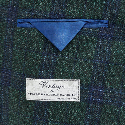 Onward Reserve Vitale Barberis Pine/True Navy Plaid Sport Coat - Smoke Pine