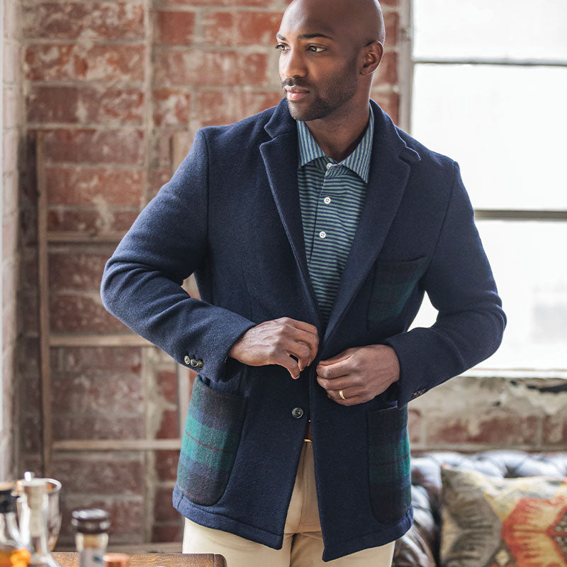 Onward Reserve Reserve Tartan Cocktail Coat