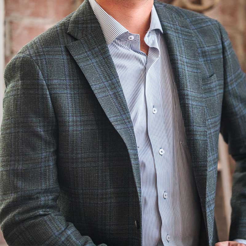 Onward Reserve Di Fabio Pine Grove/Moonlight Plaid Sport Coat