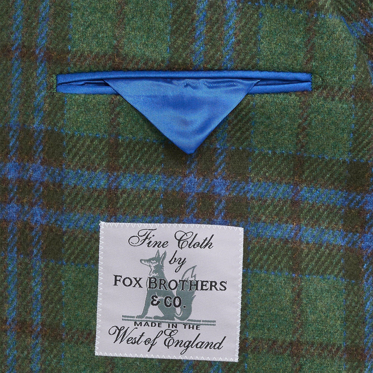 Onward Reserve Fox Brothers Forest/Marina Plaid Sport Coat
