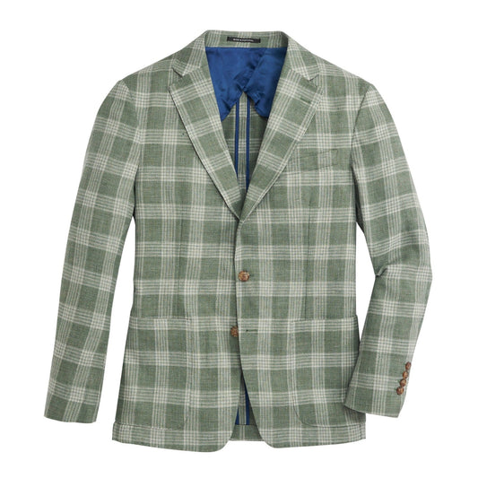 Onward Reserve Drago Vintage Green Plaid Sport Coat
