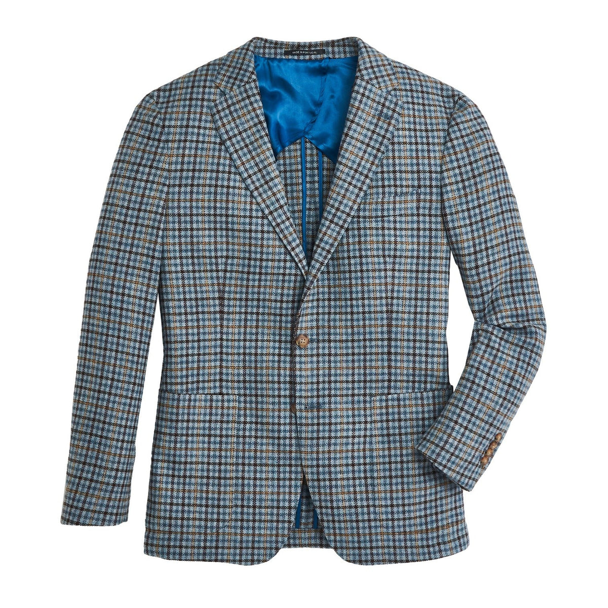 Onward Reserve Di Pray Sky/Chocolate Multi Check Sport Coat - Endless Sky