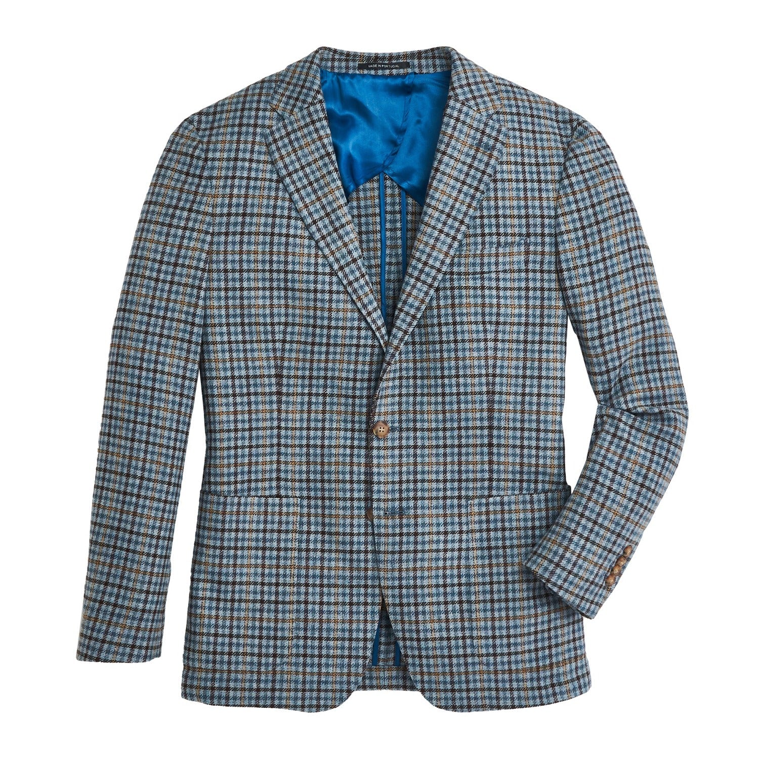Onward Reserve Di Pray Sky/Chocolate Multi Check Sport Coat - Endless Sky