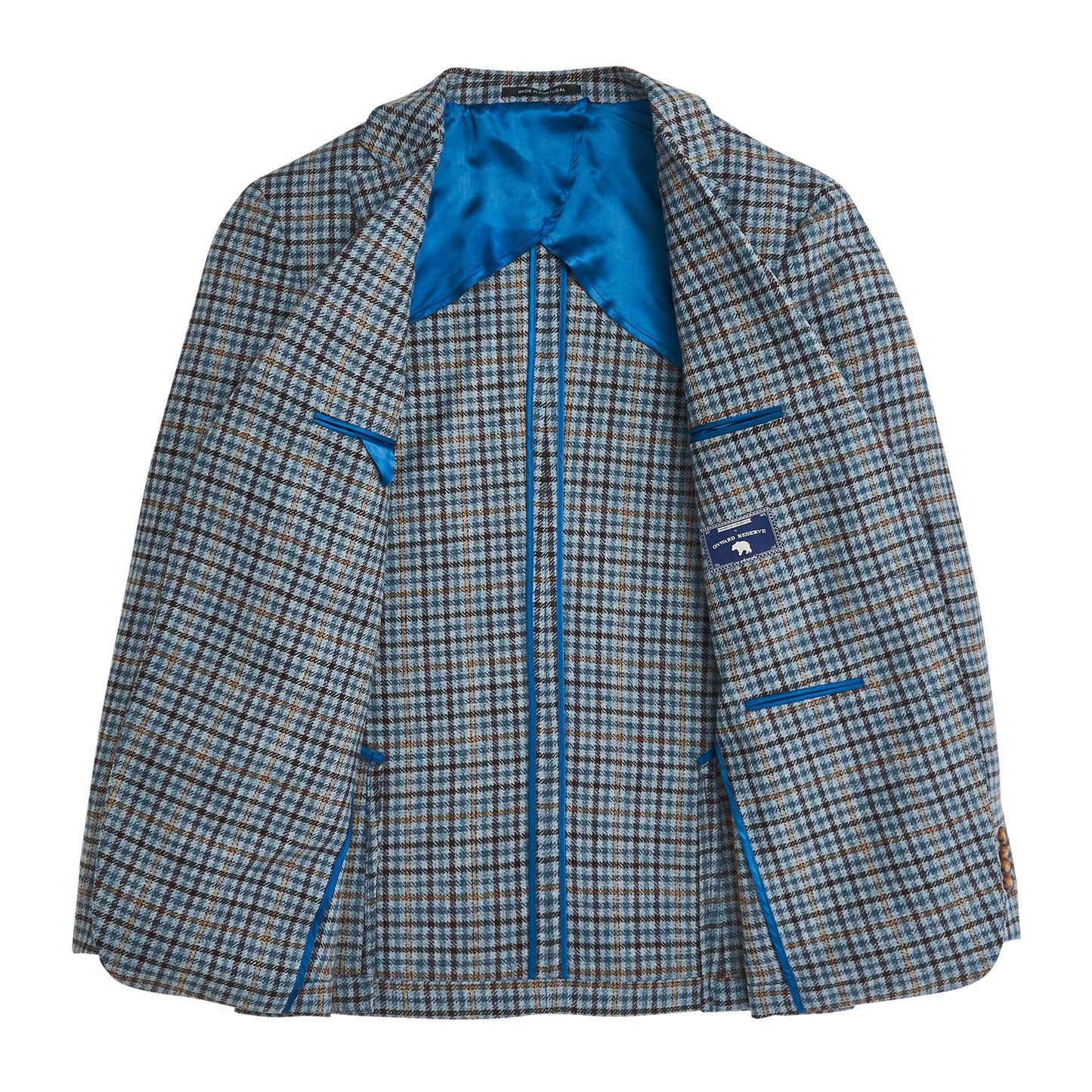 Onward Reserve Di Pray Sky/Chocolate Multi Check Sport Coat - Endless Sky