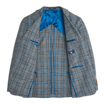 Onward Reserve Di Pray Sky/Chocolate Multi Check Sport Coat - Endless Sky