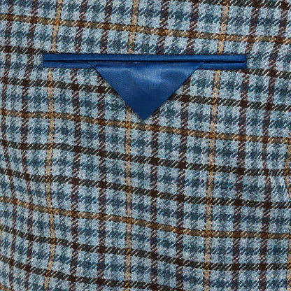 Onward Reserve Di Pray Sky/Chocolate Multi Check Sport Coat - Endless Sky