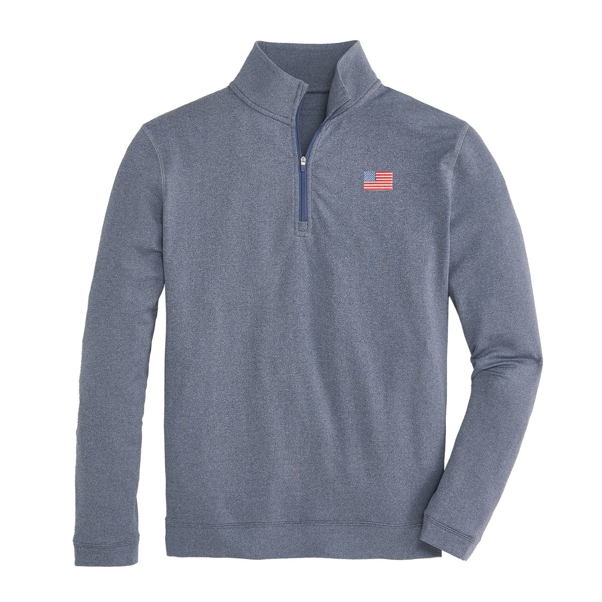 Onward Reserve Classic Flag Flow 1/4 Zip Pullover - Dark Denim