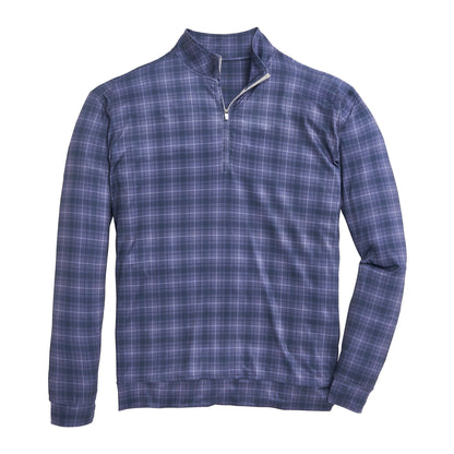 Onward Reserve Dutton Plaid Printed Flow Performance 1/4 Zip Pullover