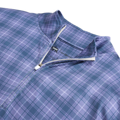 Onward Reserve Dutton Plaid Printed Flow Performance 1/4 Zip Pullover