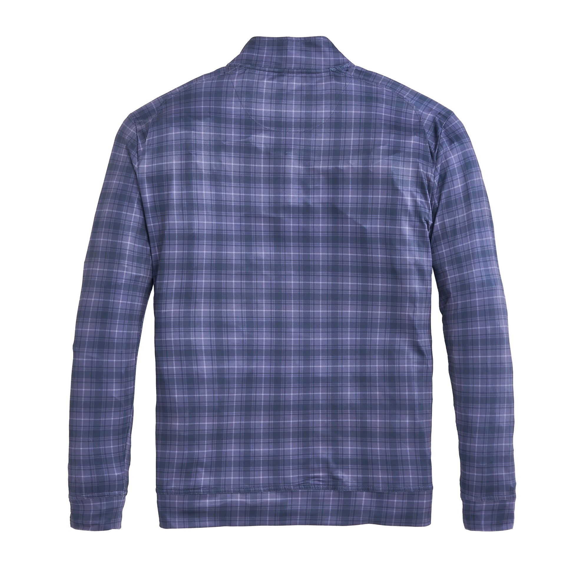 Onward Reserve Dutton Plaid Printed Flow Performance 1/4 Zip Pullover