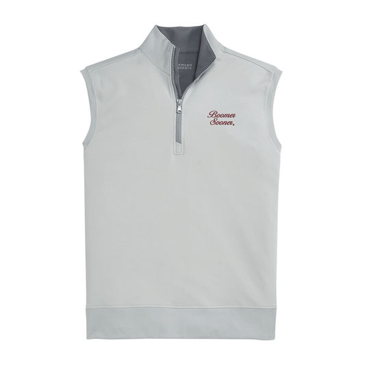 Onward Reserve Oklahoma Boomer Sooner Vintage Script Brendon Performance Vest