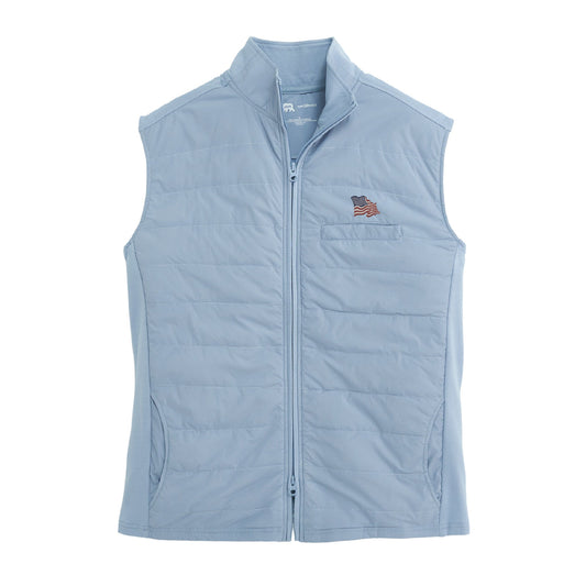 Onward Reserve Vintage Flag Arven Vest - Dusty Blue