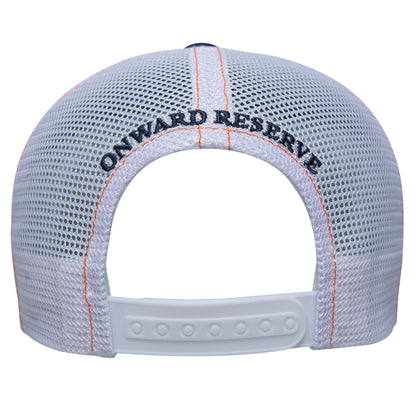 Onward Reserve Auburn Super Stripe Vintage Trucker Hat