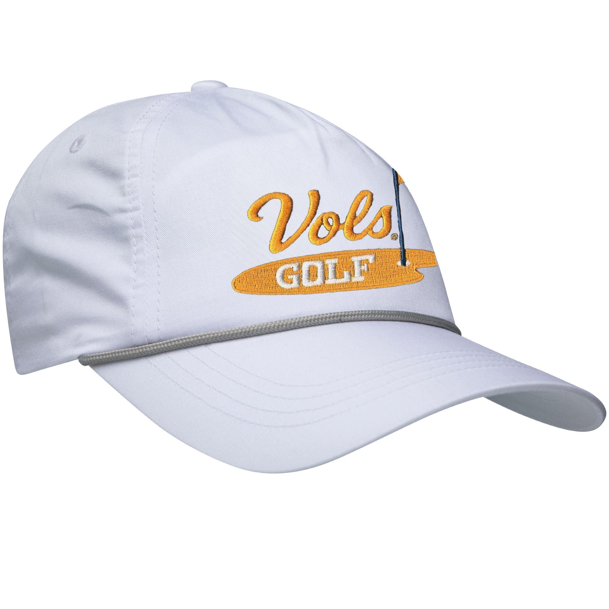 Onward Reserve Tennessee Vols Golf Rope Hat - White Hat/Grey Rope