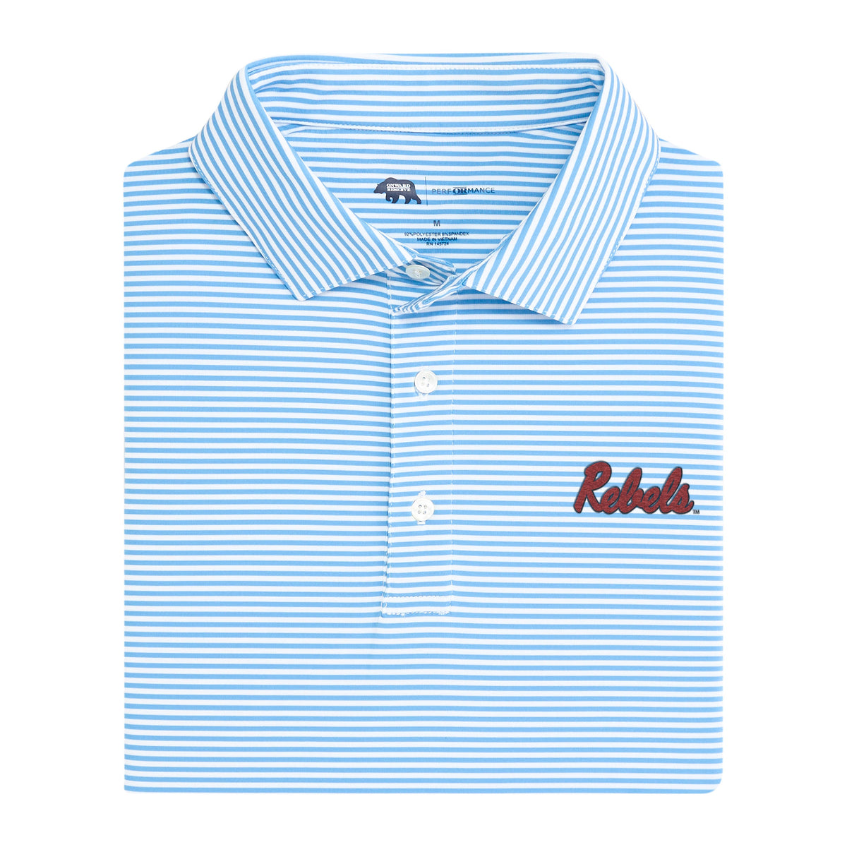Onward Reserve Ole Miss Rebels Echo Stripe Performance Polo