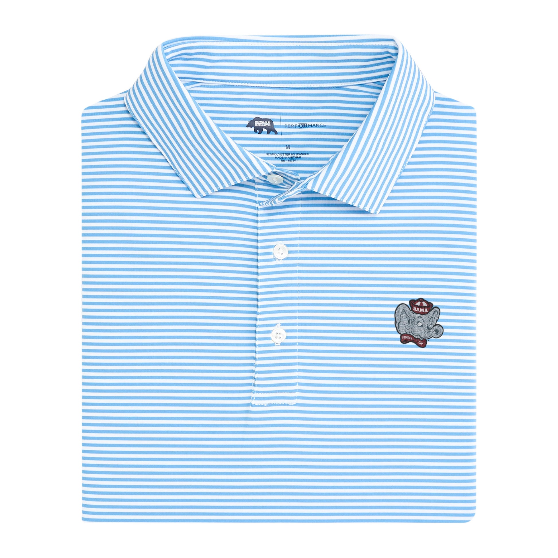 Onward Reserve Alabama Big Al Echo Stripe Performance Polo