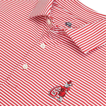 Onward Reserve UGA G Dog Echo Stripe Performance Polo - Red