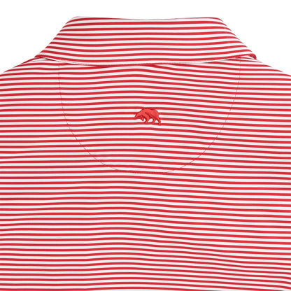 Onward Reserve UGA G Dog Echo Stripe Performance Polo - Red