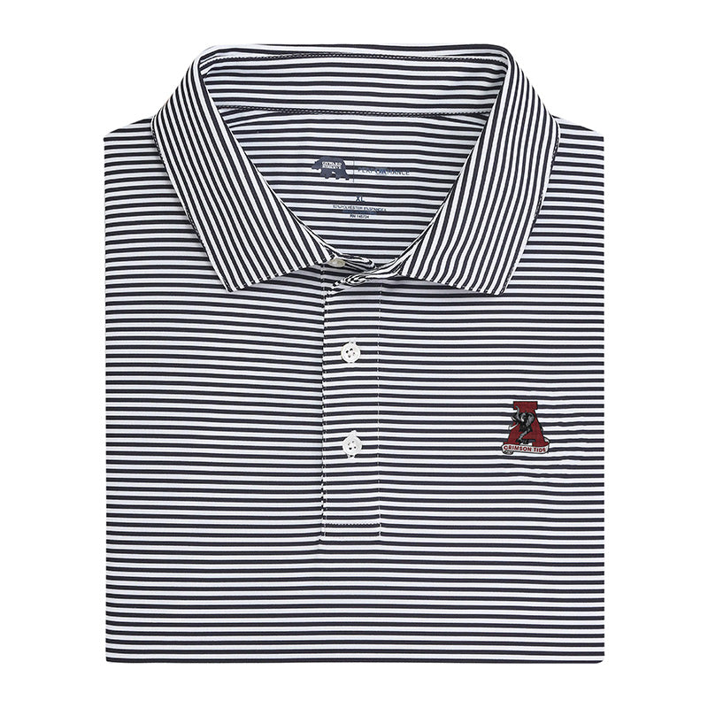 Onward Reserve Alabama Vintage A Echo Stripe Performance Polo