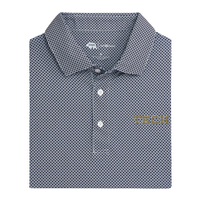 Onward Reserve Georgia Tech Block Scope Printed Polo