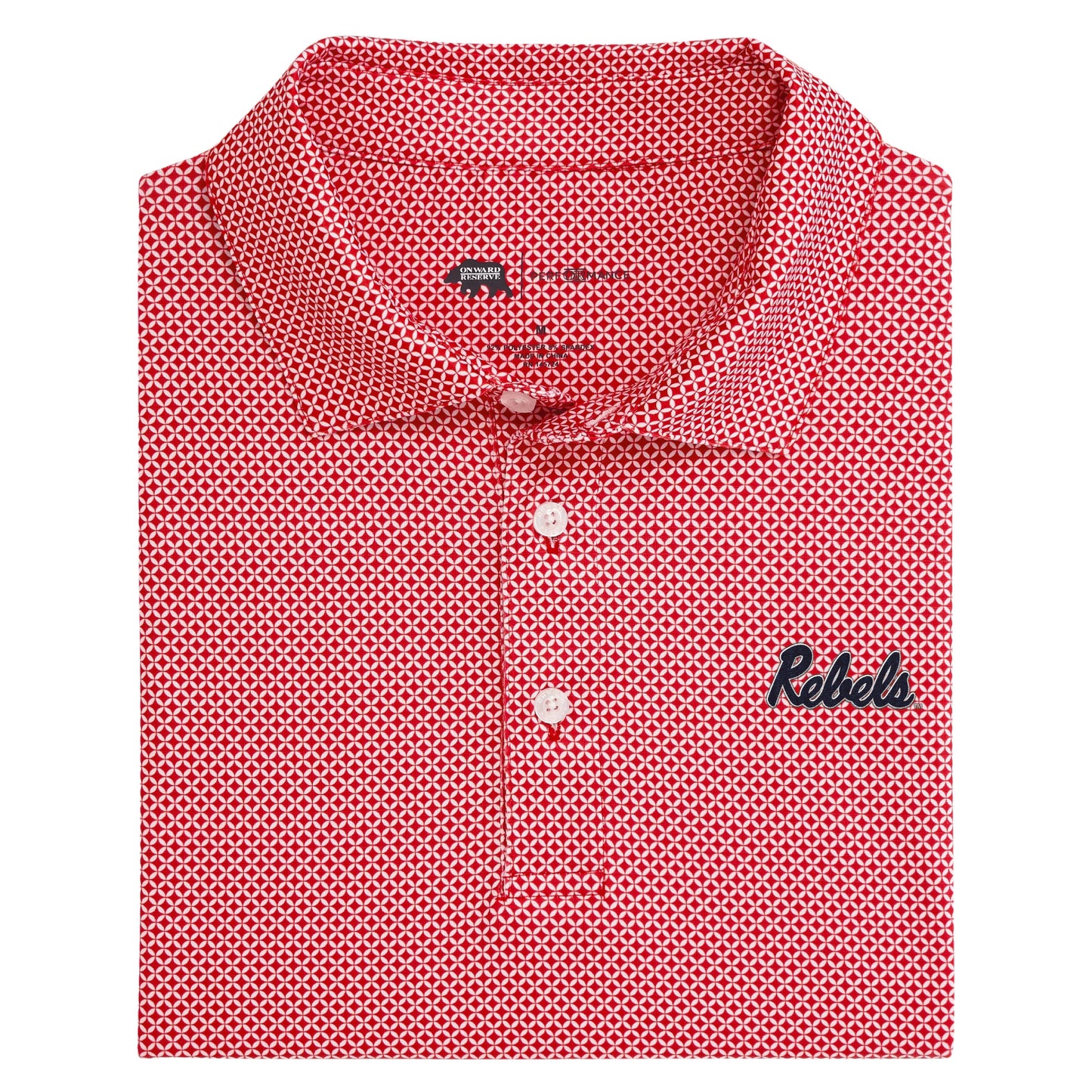 Onward Reserve Ole Miss Rebels Scope Printed Performance Polo