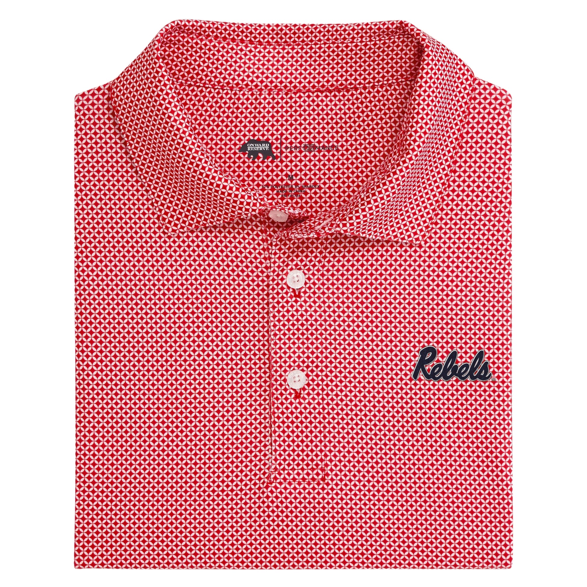Onward Reserve Ole Miss Rebels Scope Printed Performance Polo