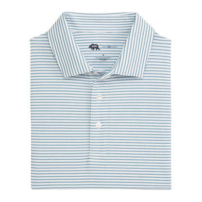Onward Reserve Scout Stripe Performance Polo - Lake