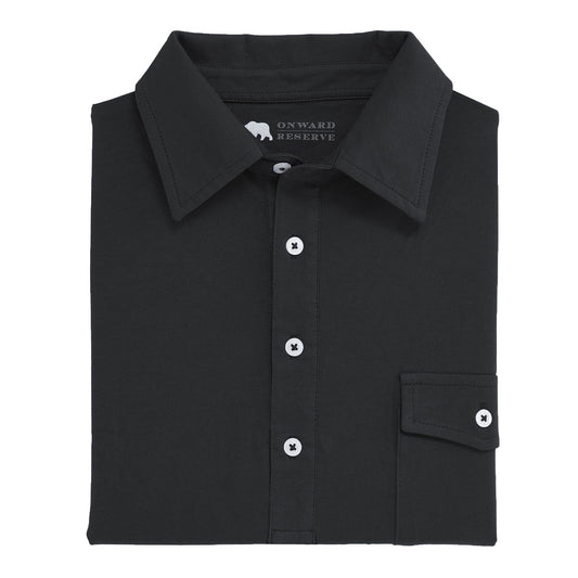 Onward Reserve Old School Polo - Black